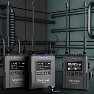 میکروفون یقه ای بی سیم سارامونیک مدل UwMic9S Kit2
